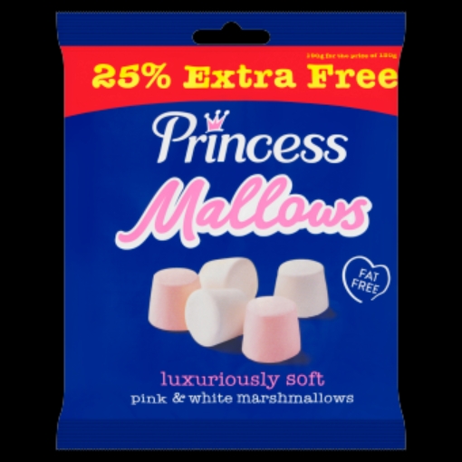 Picture of PRINCESS MARSHMALLOWS 150G + 25% x 12