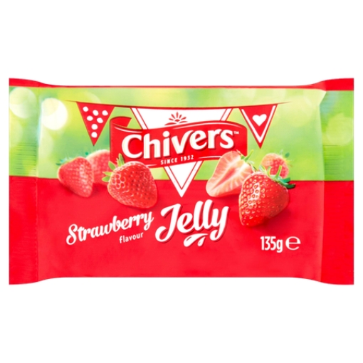Picture of CHIVERS STRAWBERRY JELLY 12PK x 4