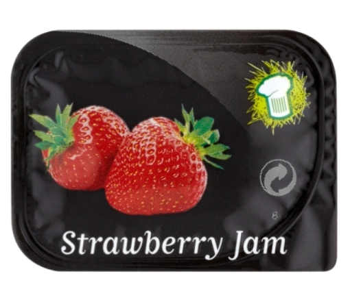 Picture of WHITE HAT STRAWBERRY JAM PORTIONS 20G x 96
