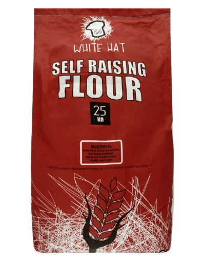 Picture of WHITE HAT SELF RAISING FLOUR 25KG