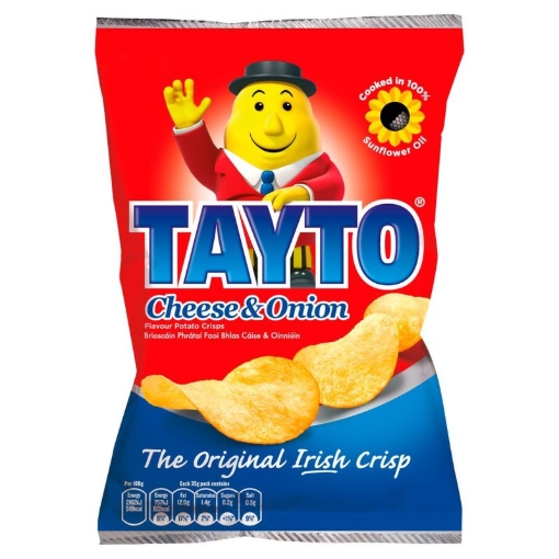 Picture of TAYTO CHEESE & ONION CRISPS 35G x 50
