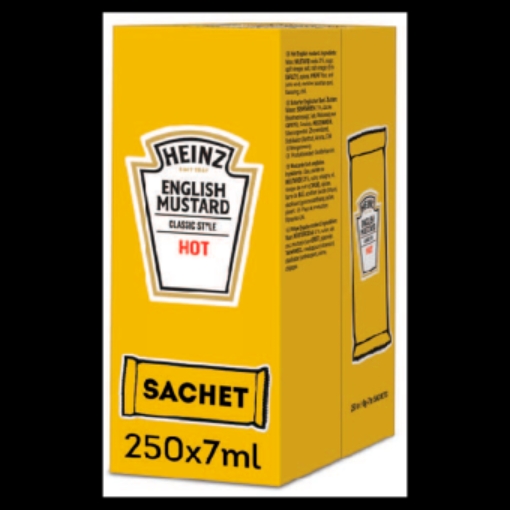 Picture of HEINZ HOT ENGLISH MUSTARD SACHETS 7ML x 250