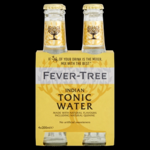 Picture of FEVER TREE INDIAN TONIC WATER 200ML 4PK x 6