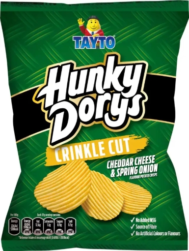 Picture of HUNKY DORY CHEESE & ONION 45G x 50