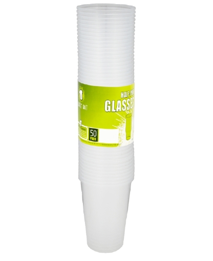 Picture of WHITE HAT FLEXI HALF PINT GLASSES 50pk x 25