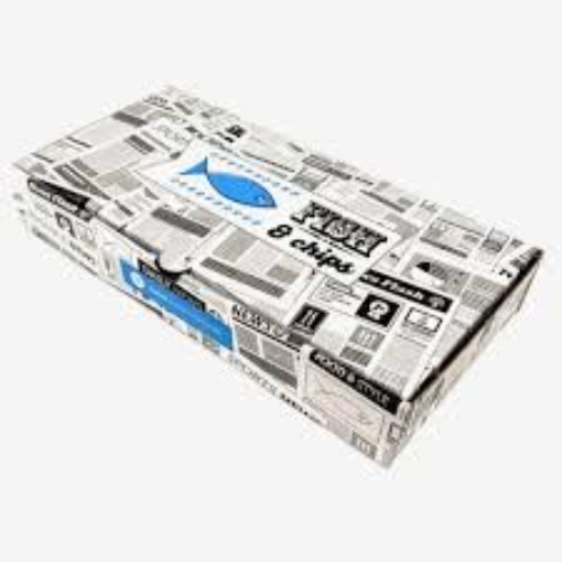 Picture of SMALL CORRUGATED FISH & CHIP BOX x 100