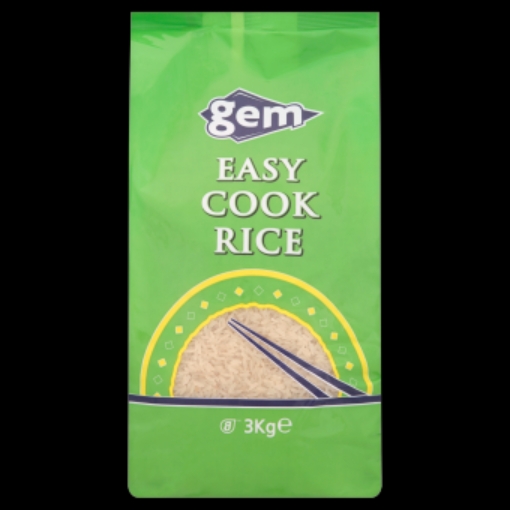 Picture of GEM EASY COOK RICE 3KG x 4