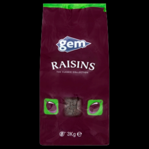Picture of GEM RAISINS 3KG x 4