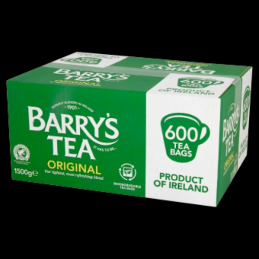 Picture of BARRYS GREEN ORIGINAL TEABAGS 600's