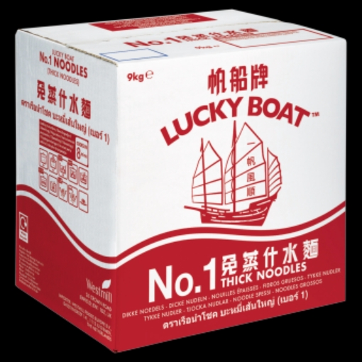 Picture of LUCKY BOAT NOODLES THICK 9KG X 1