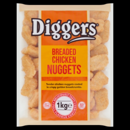 Picture of DIGGERS BREADED CHICKEN NUGGET 1KG x 6