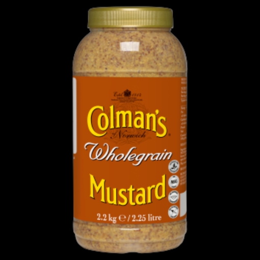 Picture of COLMANS WHOLEGRAIN MUSTARD 2.25L x 2