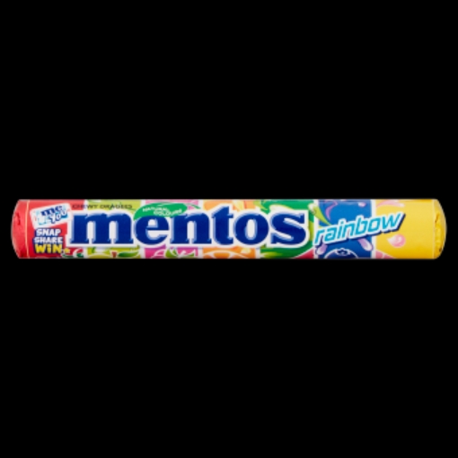 Picture of MENTOS RAINBOW ROLLS x 40