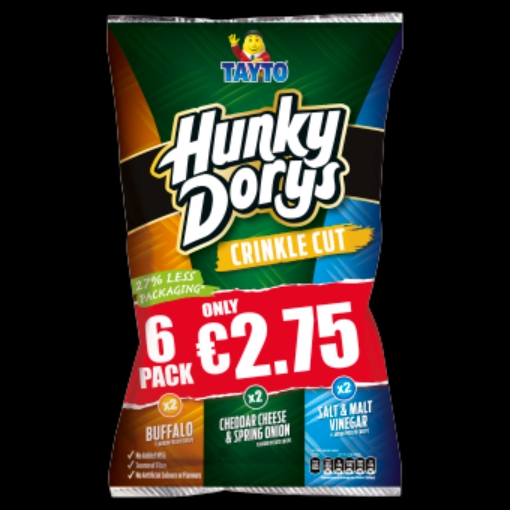 Picture of TAYTO HUNKY DORY ASSORTED 6PK x 16 €2.75