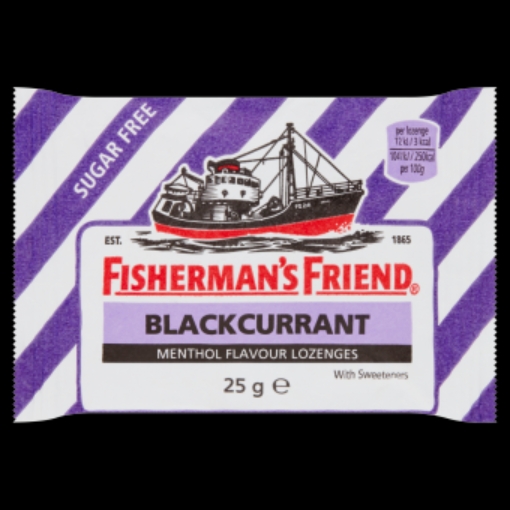 Picture of FISHERMANS FRIEND BLACKCURRANT 25G