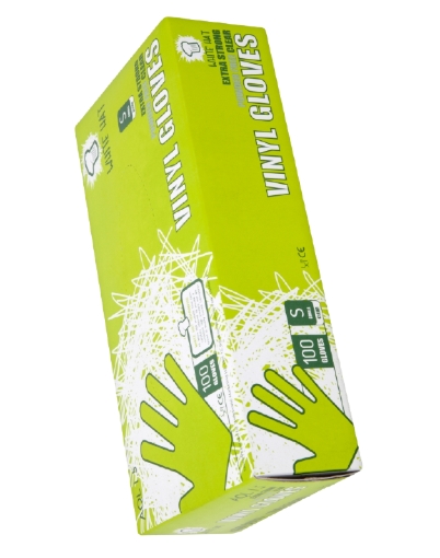 Picture of WH PF CLEAR VINYL GLOVES 100pk x 10 (SML)
