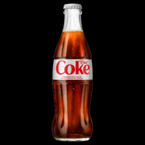 Picture of DIET COKE GLASS 330ML x 24 NRG