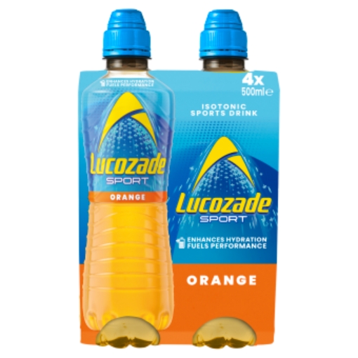 Picture of LUCOZADE SPORT ORANGE 500ML 4PK x 6 €5.50 DRS