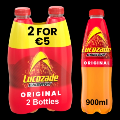 Picture of LUCOZADE ORIGINAL 900ML 2 FOR €5.00 DRS