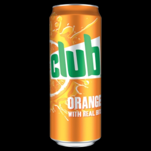 Picture of CLUB ORANGE CANS 330ML x 24 DRS