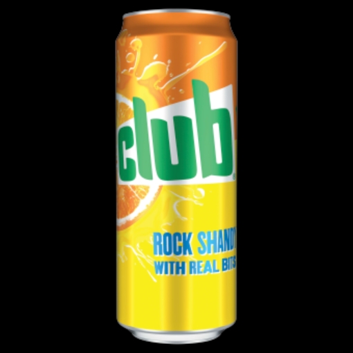 Picture of CLUB ROCK SHANDY CANS 330ML x 24 DRS