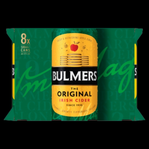 Picture of BULMERS CANS 500ML 8PK x 3 DRS