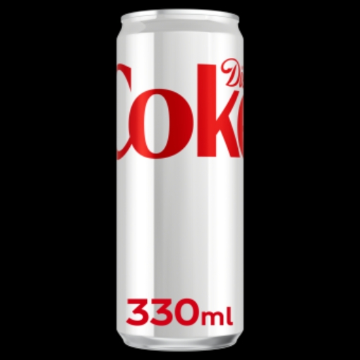 Picture of DIET COKE CANS 330ML x 24 DRS