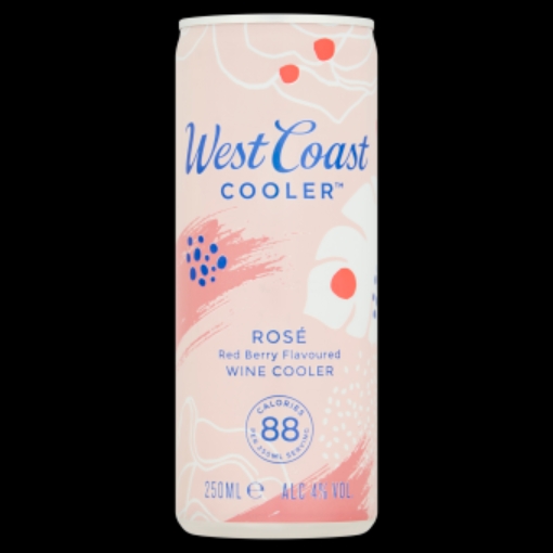 Picture of WEST COAST COOLER ROSE 250ML x 24 DRS