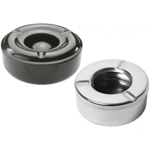 Picture of WINDPROOF ASHTRAY BLACK 14CM