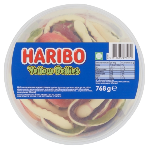 Picture of HARIBO YELLOW BELLIES 24 PCE x 4