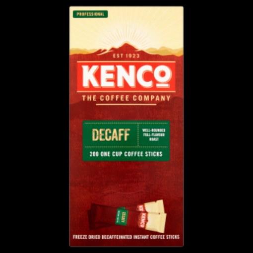 Picture of KENCO DECAF SACHETS 1.8G 200PK x 4