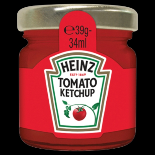Picture of HEINZ TOMATO KETCHUP ROOMSERVICE JARS 33ML x 80