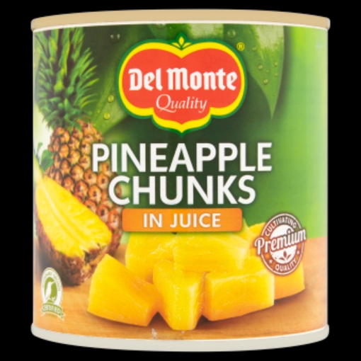 Picture of DEL MONTE PINEAPPLE PIECES 3KG x 6