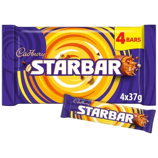 Picture of CADBURY STARBAR 148G 4PK x 12
