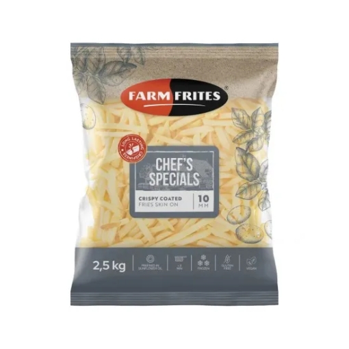Picture of FARM FRITES XTRA CRISPY 10MM SKIN ON x 10KG
