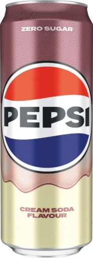 Picture of PEPSI CREAM SODA ZERO CAN 330ML x 24 DRS