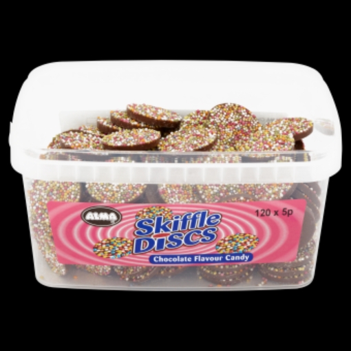 Picture of 10C ALMA CHOCOLATE SKIFFLE DISCS x 120