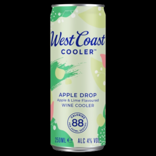 Picture of WEST COAST COOLER APPLE DROP 24X250ML