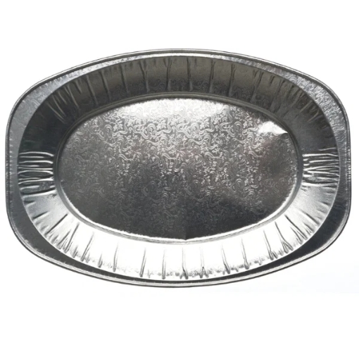Picture of 43CM PLAIN OVAL FOIL PLATTERS 10PK x 10