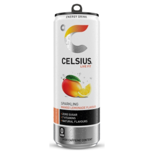 Picture of CELSIUS MANGO LEMONADE CAN 355ML x 12