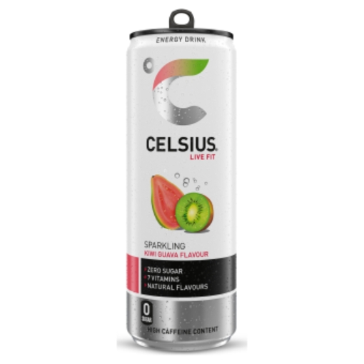 Picture of CELSIUS KIWI GUAVA CAN 355ML x 12