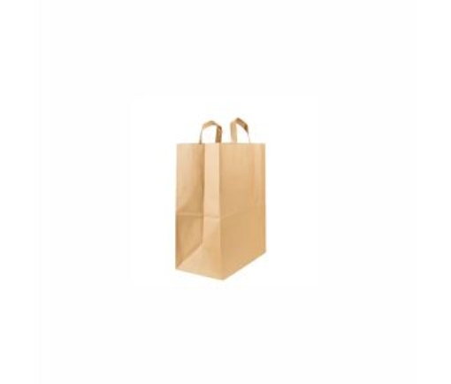 Picture of SMALL KRAFT BROWN CARRIER BAG HANDLED 7X10.5X9"