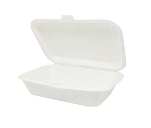 Picture of 6 x 4" BAGASSE SMALL LUNCH BOX 50PK x 20