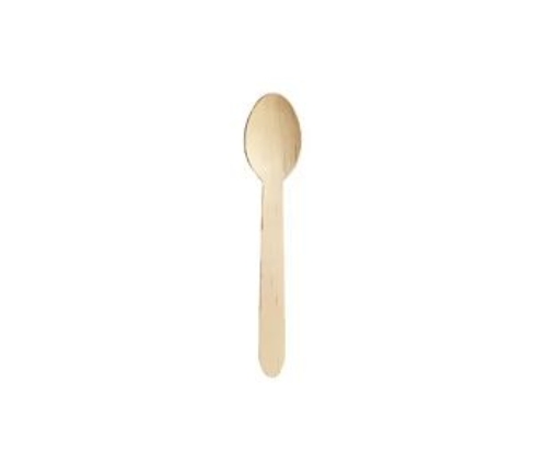 Picture of 110MM GREENSPIRIT WOODEN TEASPOON 100PK x 10