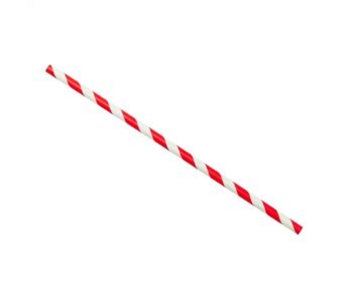 Picture of 6MM GREENSPIRIT RED & WHITE STRAWS 100PK x 50