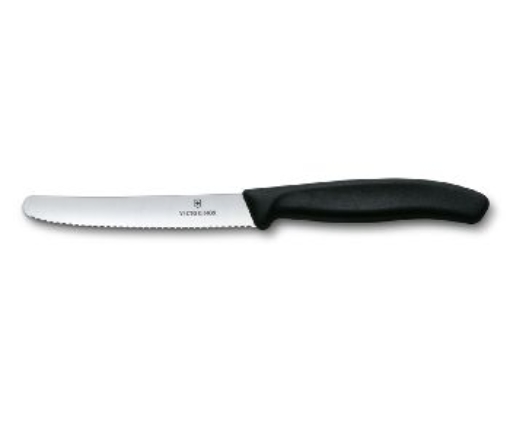 Picture of VICTORINOX CLASSIC TOMATO KNIFE 4" 11CM BLACK