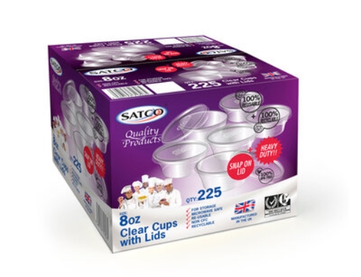 Picture of SATCO 8OZ CUPS & LIDS 225PC