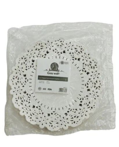 Picture of 6.5" WHITE ROUND DOYLEYS