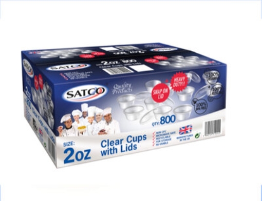 Picture of SATCO 2OZ CUPS & LIDS 800PC