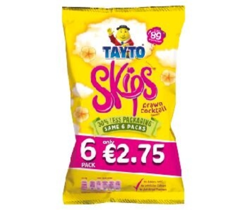 Picture of TAYTO SKIPS 6PK x 20 FLASHED €2.75